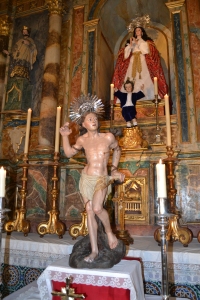 San Sebastian y la Virgen de la Asunción Patronos de la Villa de Huévar del Aljarafe